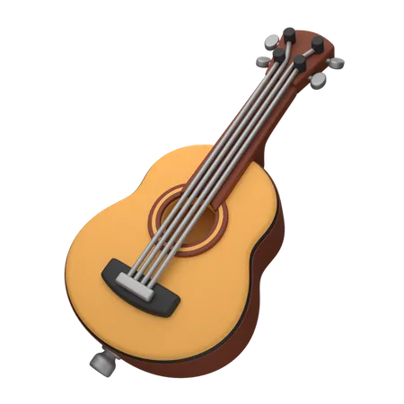 Guitar  3D Icon