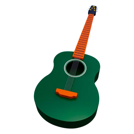 Guitar  3D Icon