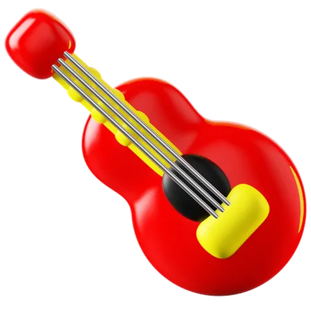 Guitar  3D Icon