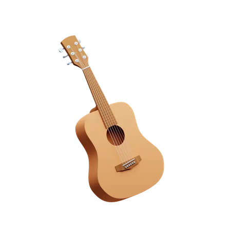 Guitar  3D Icon