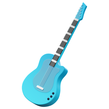 Guitar  3D Icon