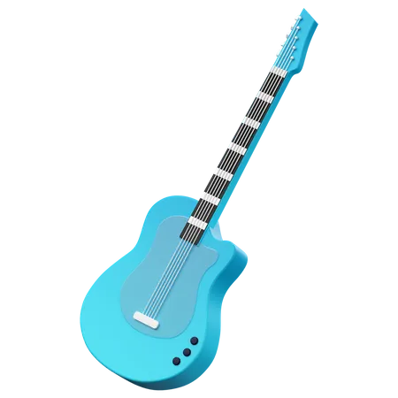 Guitar  3D Icon