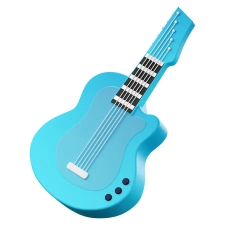 Guitar  3D Icon