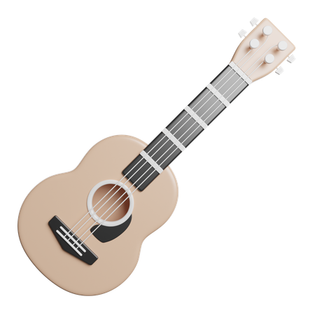 Guitar  3D Icon