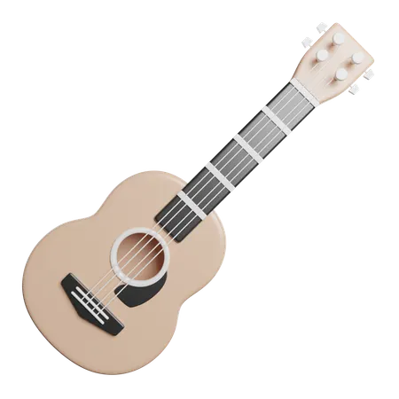 Guitar  3D Icon