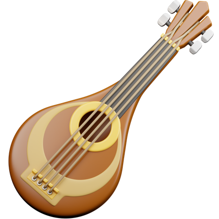 Guitar  3D Icon