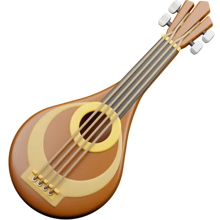 Guitar  3D Icon