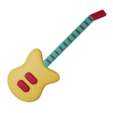 Guitar  3D Icon