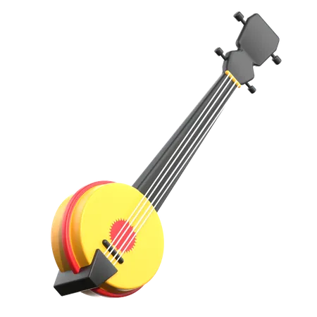 Guitar  3D Icon