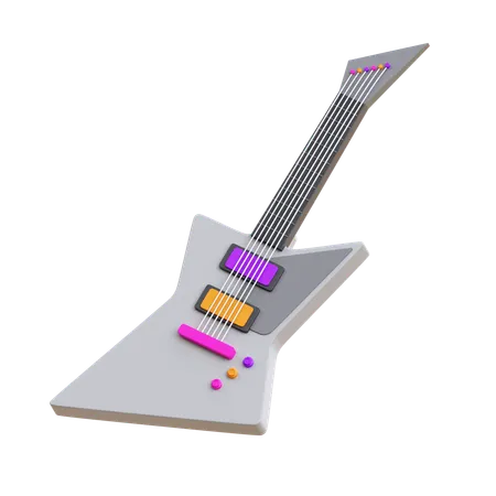 Guitar  3D Icon