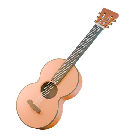 Guitar  3D Icon