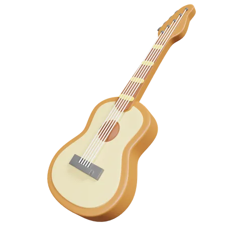 Guitar  3D Icon