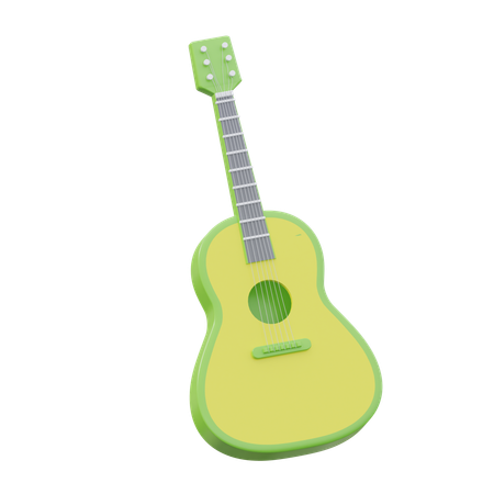 Guitar  3D Icon