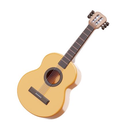 Guitar  3D Icon