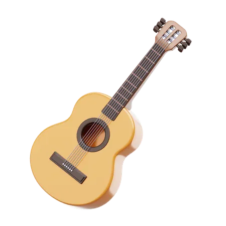 Guitar  3D Icon