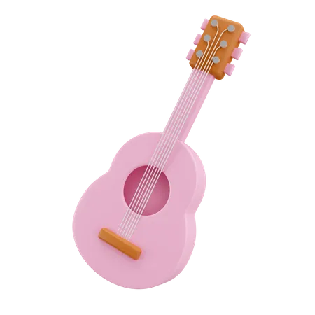 Guitar  3D Icon