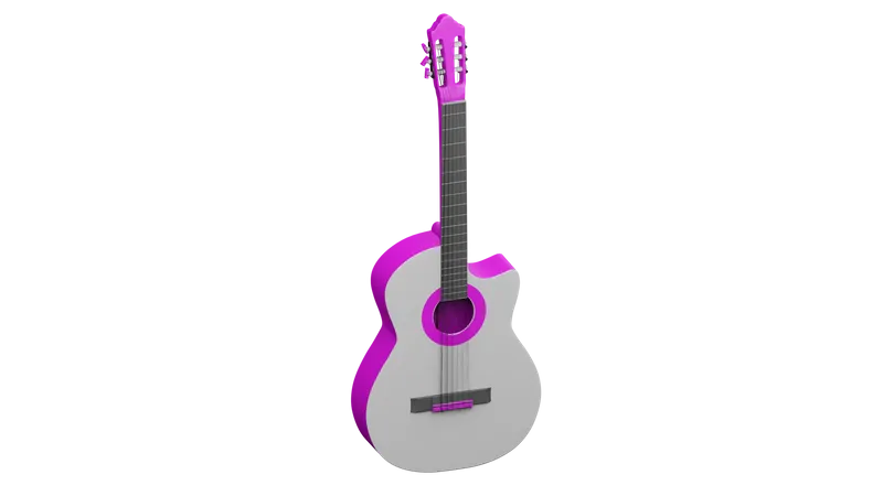 Guitar  3D Icon