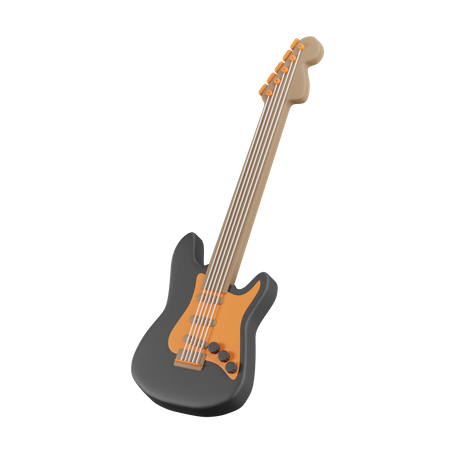 Guitar  3D Icon