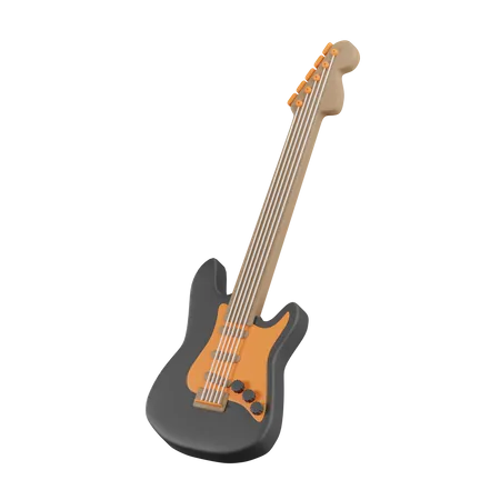 Guitar  3D Icon