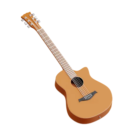 Guitar  3D Icon