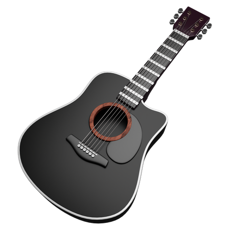 Guitar  3D Icon