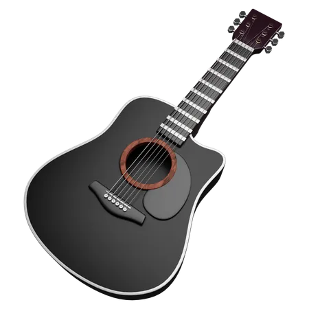 Guitar  3D Icon