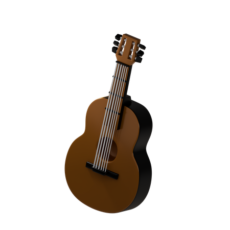 Guitar  3D Icon