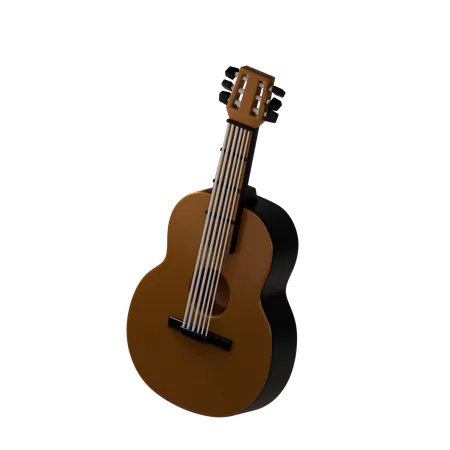 Guitar  3D Icon