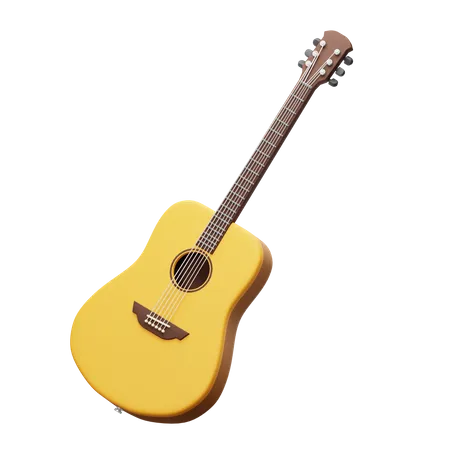 Guitar  3D Icon