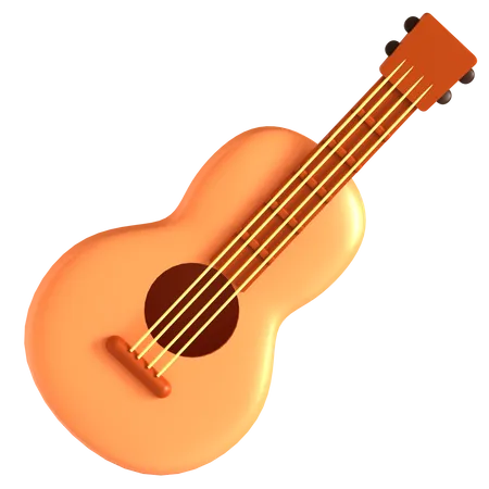 Guitar  3D Icon