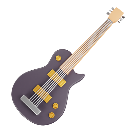 Guitar  3D Icon