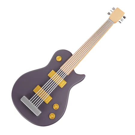 Guitar  3D Icon