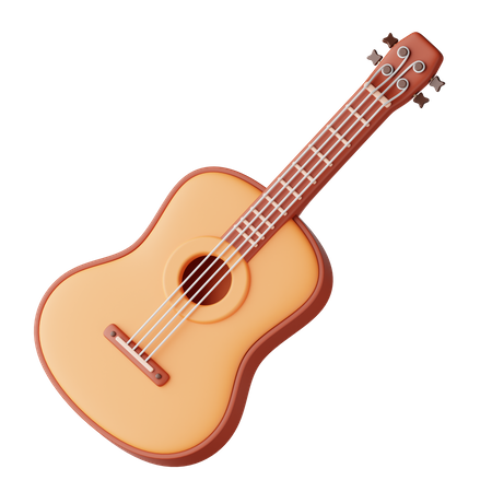 Guitar  3D Icon