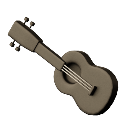 Guitar  3D Icon