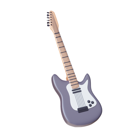 Guitar  3D Icon