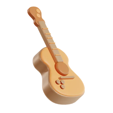 Guitar  3D Icon