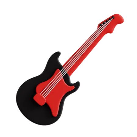 Guitar  3D Icon