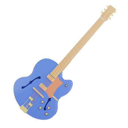 Guitar  3D Icon