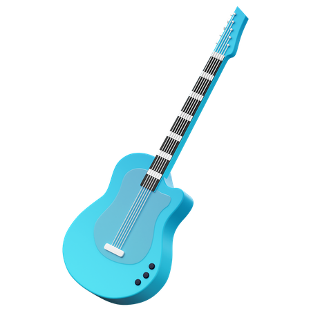 Guitar  3D Icon