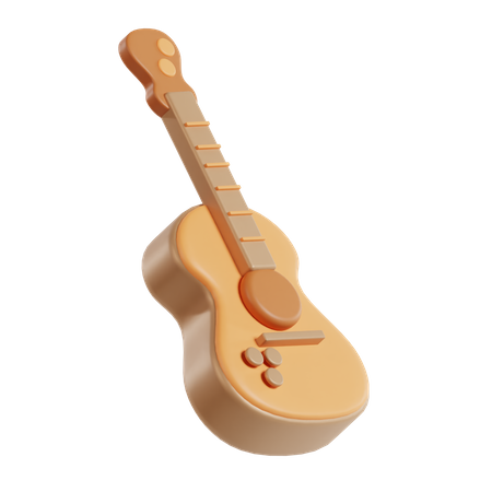 Guitar  3D Icon