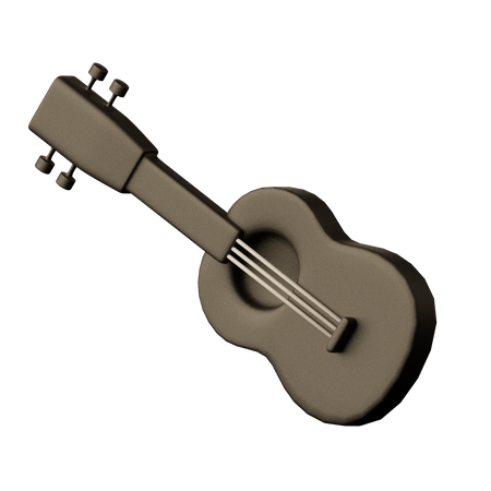 Guitar  3D Icon