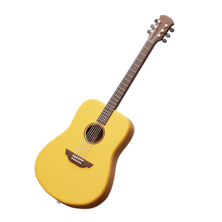 Guitar  3D Icon