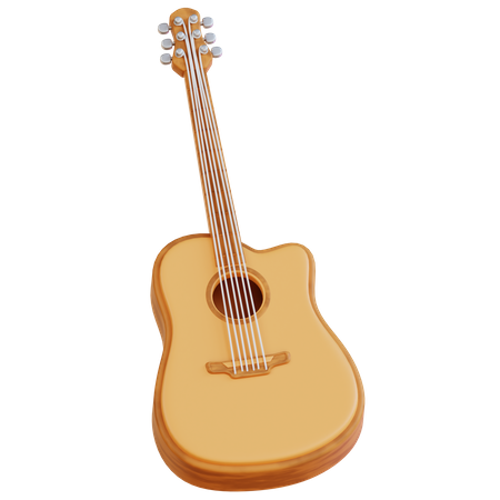 Guitar  3D Icon