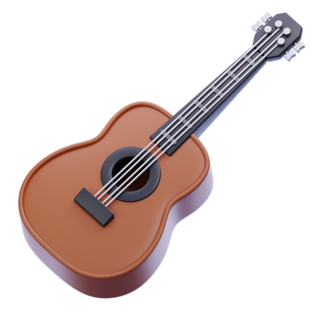 Guitar  3D Icon