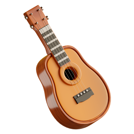 Guitar  3D Illustration