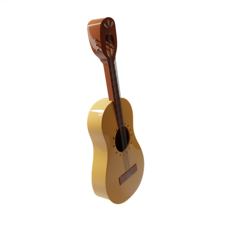 Guitar  3D Illustration