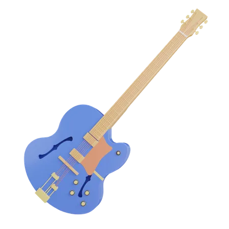 Guitar  3D Illustration