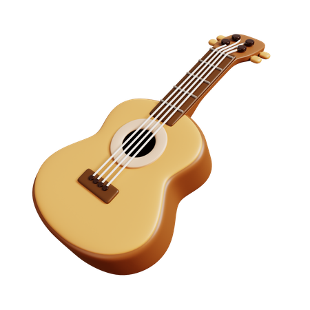 Guitar  3D Illustration