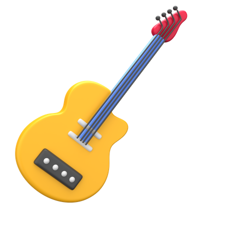 Guitar 3D Illustration