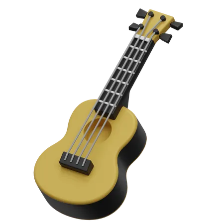 Guitar 3 D Illustration 3D Illustration